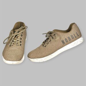 NOBULL Outwork SuperFabric Crossfit Trainer Shoes Green Camo Sole Mens Size 10.5